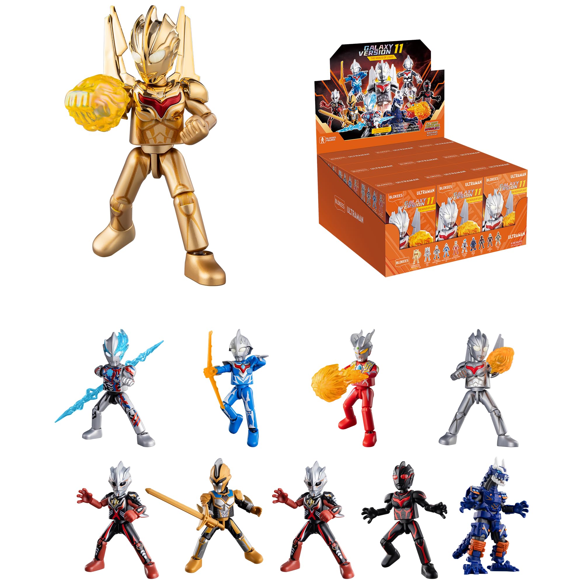 Amazon.co.jp: BLOKEES ウルトラマン | ギャラクシーバージョン 9
